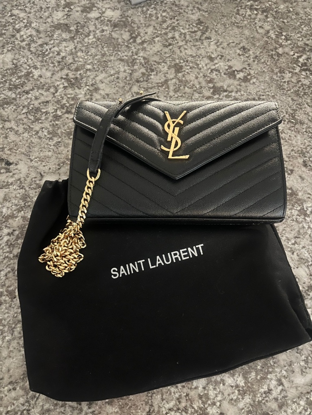 YSL BLACK CROSSBODY BAG